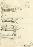 An illustration from Antiquités nationales, ou, Recueil de monumens : pour servir à l'histoire générale et particulière de l'empire françois, tels que tombeaux, inscriptions, statues, vitraux, fresques, etc. : tirés des abbayes, monastères, châteaux, et autres lieux devenus domaines nationaux (1790)
