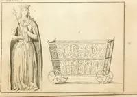 Picture 48 of 54 from Antiquités nationales, ou, Recueil de monumens : pour servir à l'histoire générale et particulière de l'empire françois, tels que tombeaux, inscriptions, statues, vitraux, fresques, etc. : tirés des abbayes, monastères, châteaux, et autres lieux devenus domaines nationaux (1790), leaf 432