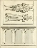 An illustration from Antiquités nationales, ou, Recueil de monumens : pour servir à l'histoire générale et particulière de l'empire françois, tels que tombeaux, inscriptions, statues, vitraux, fresques, etc. : tirés des abbayes, monastères, châteaux, et autres lieux devenus domaines nationaux (1790)
