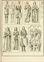 An illustration from Antiquités nationales, ou, Recueil de monumens : pour servir à l'histoire générale et particulière de l'empire françois, tels que tombeaux, inscriptions, statues, vitraux, fresques, etc. : tirés des abbayes, monastères, châteaux, et autres lieux devenus domaines nationaux (1790)