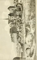 An illustration from Antiquités nationales, ou, Recueil de monumens : pour servir à l'histoire générale et particulière de l'empire françois, tels que tombeaux, inscriptions, statues, vitraux, fresques, etc. : tirés des abbayes, monastères, châteaux, et autres lieux devenus domaines nationaux (1790)