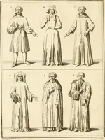 An illustration from Antiquités nationales, ou, Recueil de monumens : pour servir à l'histoire générale et particulière de l'empire françois, tels que tombeaux, inscriptions, statues, vitraux, fresques, etc. : tirés des abbayes, monastères, châteaux, et autres lieux devenus domaines nationaux (1790)