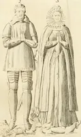An illustration from Antiquités nationales, ou, Recueil de monumens : pour servir à l'histoire générale et particulière de l'empire françois, tels que tombeaux, inscriptions, statues, vitraux, fresques, etc. : tirés des abbayes, monastères, châteaux, et autres lieux devenus domaines nationaux (1790)