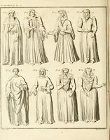 An illustration from Antiquités nationales, ou, Recueil de monumens : pour servir à l'histoire générale et particulière de l'empire françois, tels que tombeaux, inscriptions, statues, vitraux, fresques, etc. : tirés des abbayes, monastères, châteaux, et autres lieux devenus domaines nationaux (1790)