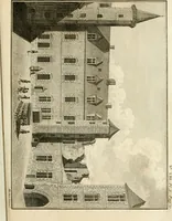 An illustration from Antiquités nationales, ou, Recueil de monumens : pour servir à l'histoire générale et particulière de l'empire françois, tels que tombeaux, inscriptions, statues, vitraux, fresques, etc. : tirés des abbayes, monastères, châteaux, et autres lieux devenus domaines nationaux (1790)