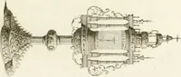 An illustration from Antiquités nationales, ou, Recueil de monumens : pour servir à l'histoire générale et particulière de l'empire françois, tels que tombeaux, inscriptions, statues, vitraux, fresques, etc. : tirés des abbayes, monastères, châteaux, et autres lieux devenus domaines nationaux (1790)