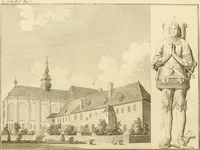 Picture 29 of 48 from Antiquités nationales, ou, Recueil de monumens : pour servir à l'histoire générale et particulière de l'empire françois, tels que tombeaux, inscriptions, statues, vitraux, fresques, etc. : tirés des abbayes, monastères, châteaux, et autres lieux devenus domaines nationaux (1790), leaf 245