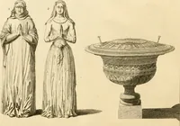 Picture 32 of 48 from Antiquités nationales, ou, Recueil de monumens : pour servir à l'histoire générale et particulière de l'empire françois, tels que tombeaux, inscriptions, statues, vitraux, fresques, etc. : tirés des abbayes, monastères, châteaux, et autres lieux devenus domaines nationaux (1790), leaf 261