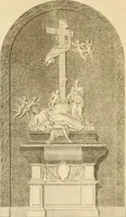 An illustration from Antiquités nationales, ou, Recueil de monumens : pour servir à l'histoire générale et particulière de l'empire françois, tels que tombeaux, inscriptions, statues, vitraux, fresques, etc. : tirés des abbayes, monastères, châteaux, et autres lieux devenus domaines nationaux (1790)