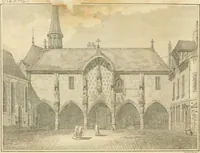 Picture 2 of 48 from Antiquités nationales, ou, Recueil de monumens : pour servir à l'histoire générale et particulière de l'empire françois, tels que tombeaux, inscriptions, statues, vitraux, fresques, etc. : tirés des abbayes, monastères, châteaux, et autres lieux devenus domaines nationaux (1790), leaf 27
