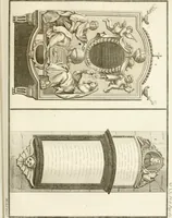 An illustration from Antiquités nationales, ou, Recueil de monumens : pour servir à l'histoire générale et particulière de l'empire françois, tels que tombeaux, inscriptions, statues, vitraux, fresques, etc. : tirés des abbayes, monastères, châteaux, et autres lieux devenus domaines nationaux (1790)