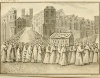 Picture 40 of 48 from Antiquités nationales, ou, Recueil de monumens : pour servir à l'histoire générale et particulière de l'empire françois, tels que tombeaux, inscriptions, statues, vitraux, fresques, etc. : tirés des abbayes, monastères, châteaux, et autres lieux devenus domaines nationaux (1790), leaf 361