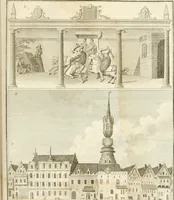 An illustration from Antiquités nationales, ou, Recueil de monumens : pour servir à l'histoire générale et particulière de l'empire françois, tels que tombeaux, inscriptions, statues, vitraux, fresques, etc. : tirés des abbayes, monastères, châteaux, et autres lieux devenus domaines nationaux (1790)