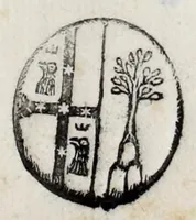 An illustration from Antiquitatum Romanarum Paulli Mannuccii liber de ciuitate Romana : ad Ill[ustrissi]mum et Rev[erendissi]mum Alexanmdrum Perettum S.R.E. Cardinalem, Sisti V. Pont. Max. pronepotem (1585)