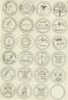 An illustration from Antonii Augustinii Archiepisc. Tarracon. Antiqvitatvm romanorvm hispanarvmqve in nvmmis vetervm, dialogi XI (1617)
