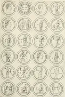 An illustration from Antonii Augustinii Archiepisc. Tarracon. Antiqvitatvm romanorvm hispanarvmqve in nvmmis vetervm, dialogi XI (1617)