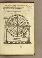An illustration from Antonii Mizaldi Monluciani, de mundi sphœra, seu cosmographia, libri tres : figuris & demonstrationibus illustrati (1553)