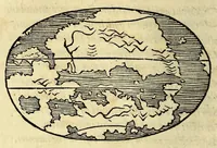 Picture 7 of 31 from Antonii Mizaldi Monluciani, De mundi sphaera, seu Cosmographia, libri tres: : figuris & demonstrationibus illustrati (1552), leaf 42