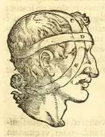 An illustration from Galeni librorum septima classis : curativum methodum tum diffuse tum breviter descriptam, victus rationem in morbis acutis, singulorum morborum facile paranda remedia, privatam quorundam morborum curationem, chirurgie constitutionem, fracturarum ac luxationum sanationem, fasciarum deniq ; & laqueorum & machinamentorum tractatum continet (1576)