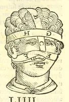 An illustration from Galeni librorum septima classis : curativum methodum tum diffuse tum breviter descriptam, victus rationem in morbis acutis, singulorum morborum facile paranda remedia, privatam quorundam morborum curationem, chirurgie constitutionem, fracturarum ac luxationum sanationem, fasciarum deniq ; & laqueorum & machinamentorum tractatum continet (1576)