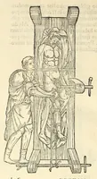 An illustration from Galeni librorum septima classis : curativum methodum tum diffuse tum breviter descriptam, victus rationem in morbis acutis, singulorum morborum facile paranda remedia, privatam quorundam morborum curationem, chirurgie constitutionem, fracturarum ac luxationum sanationem, fasciarum deniq ; & laqueorum & machinamentorum tractatum continet (1576)