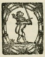 An illustration from Antonii Riccoboni oratio in obitv m. Mantvae Benavidii celeberrimi I. C. : habita Patauii Augustissimo Eremitarum templo, prid. non. apr. M.D.XXCII (1582)
