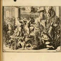 An illustration from Antonii van Dale poliatri Harlemensis De oraculis veterum ethnicorum dissertationes duae : quarum nunc prior agit de eorum origine atque auctoribus, secunda de ipsorum duratione & interitu .. (1700)