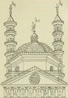 An illustration from Antonio Averlino Filarete's Tractat über die Baukunst, nebst seinen Büchern von der Zeichenkunst und den Bauten der Medici (1890)