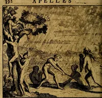 An illustration from Apelles symbolicus, exhibens seriem amplissimam symbolorum, poetisque, oratoribus ac verbi dei praedicatoribus conceptus subministrans varios (1699)