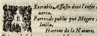 An illustration from Aphorismes ov sommaires de la doctrine des Iesvites, et de quelques autres leurs docteurs : par lesquels le vray christianisme est corrompu, la paix publique troublée, & les liens de la societé humaine sont entierement violés & rompus ; extraicts des escrits, sentences, & actes publics des Iesuites, & de leurs liures, & autres de leurs docteurs ; traduits de Latin en François ; iouxte la copie imprimee en Allemagne. (1610)