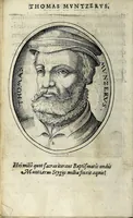Picture 4 of 21 from Apocalypsis insignium aliquot haeresiarcharum : qua visiones & insomnia ipsis per somnia patefactae, blasphemias puta inauditas, ac deliramenta enthysiastica revelantur, unaq́ue opera vitae ac mortes coelo latino donantur : superadditae septendecim eorum, qui insigni supra reliquos temeritate ac depudendi audacia eminere visi, icones aereis expressae (1608), leaf 12