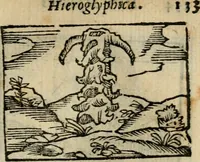 Picture 72 of 177 from Horou Apollonos Neiloou Hieroglyphika eklekta = Hori Apollinis Selecta hieroglyphica : imagines vero cum priuilegio (1599), leaf 134