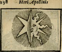 Picture 77 of 177 from Horou Apollonos Neiloou Hieroglyphika eklekta = Hori Apollinis Selecta hieroglyphica : imagines vero cum priuilegio (1599), leaf 139