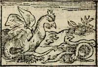 An illustration from Horou Apollonos Neiloou Hieroglyphika eklekta = Hori Apollinis Selecta hieroglyphica : imagines vero cum priuilegio (1599)