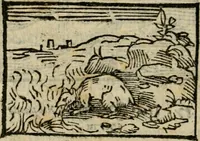An illustration from Horou Apollonos Neiloou Hieroglyphika eklekta = Hori Apollinis Selecta hieroglyphica : imagines vero cum priuilegio (1599)