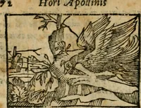 An illustration from Horou Apollonos Neiloou Hieroglyphika eklekta = Hori Apollinis Selecta hieroglyphica : imagines vero cum priuilegio (1599)