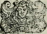 An illustration from Apologia de gli Academici di Banchi di Roma : Contra M. Lodovico Castelvetro da Modena. Informa d'uno Spaccio di Maestro Pasquino. Con alcune operette, del predella, del bvratto, di ser pedocco. In difesa de la seguente Canzone del Commendatore (1558)