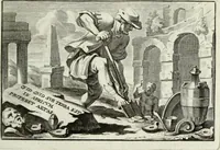 An illustration from Apologia in difesa del Cavaliere conte Sertorio Orsato contra le censure dell' autore del Museo veronese (1752)