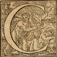 An illustration from Apologia libri de reditibvs ecclesiasticis, a Martino ab Azpilcueta. Super c. ultimo XVI. q. I. sermone primùm Hispano compositi, & ab eodem postea Latinitate donati: aduersus N. in nonnullis ei contradicentem (1575)
