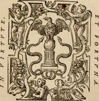 An illustration from Apologia libri de reditibvs ecclesiasticis, a Martino ab Azpilcueta. Super c. ultimo XVI. q. I. sermone primùm Hispano compositi, & ab eodem postea Latinitate donati: aduersus N. in nonnullis ei contradicentem (1575)