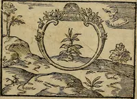 An illustration from Apophthegmata ex probatis Graecæ Latinaéque linguæ scriptoribus (1609)