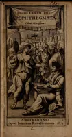 Picture 1 of 15 from Apophthegmatum, Ex optimis utriusque Linguae Scriptoribus collectorum, Libri Octo (1671), leaf 6