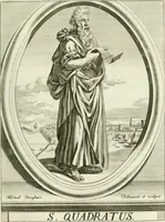Picture 24 of 45 from Apostolici : or the history of the lives, acts, death and martyrdoms of those who were contemporary with, or immediately succeeded the Apostles : as also the most eminent of the Primitive Fathers for the first three hundred years to which is added, a chronology of the three first ages of the church (1682), leaf 202