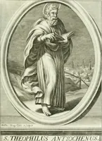 An illustration from Apostolici : or the history of the lives, acts, death and martyrdoms of those who were contemporary with, or immediately succeeded the Apostles : as also the most eminent of the Primitive Fathers for the first three hundred years to which is added, a chronology of the three first ages of the church (1682)