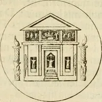 An illustration from Apotheosis vel consecratio Homeri, sive, Lapis antiquissimus in quo poëtarum principis Homeri consecratio sculpta est (1683)