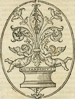 An illustration from Descrizione dell'apparato della comedia et intermedii d'essa : recitata in Firenze il giorno di S. Stefano l'anno 1565. nella gran sala del palazzo di Sua Ecc. illust. nelle reali nozze dell'illustriss. & eccell. s. il s. don Francesco Medici principe di Fiorenza & di Siena, & della regina Giouanna d'Austria, sua consorte (1566)
