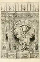 An illustration from Apparato fvnebre dell'anniversario à Gregorio XV : celebrato in Bologna à XXIV. di lvglio M. DC. XXIV dall'illustrissimo & reuerendiss. sig. cardinale Lvdovisi (1624)