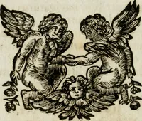 An illustration from Apparatus sacri honoris primo carmelitarum discalceatorum parenti seraphicæ virginis ac matris Theresiæ à Jesu filio primogenito S. Joanni à Cruce : post ejus solemnem in Vaticani colle apotheosin adornatus, a devotissimo filiorum suorum Collegio Augustano (1727)