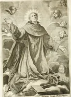 An illustration from Applausi di Firenze per la canonizzazione di s. Filippo Benizi, propagatore dell' Ordine de' Serui di Maria Vergine (1672)