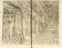 An illustration from Applausi di Firenze per la canonizzazione di s. Filippo Benizi, propagatore dell' Ordine de' Serui di Maria Vergine (1672)